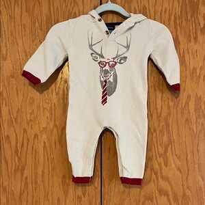 Andy & Evan Cream and Red Deer One Piece